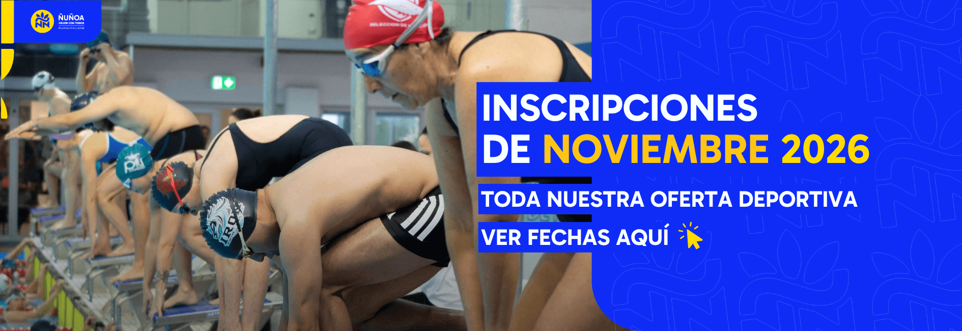 Inscripciones de noviembre 2026: toda nuestra oferta deportiva. Ver fechas aquí.